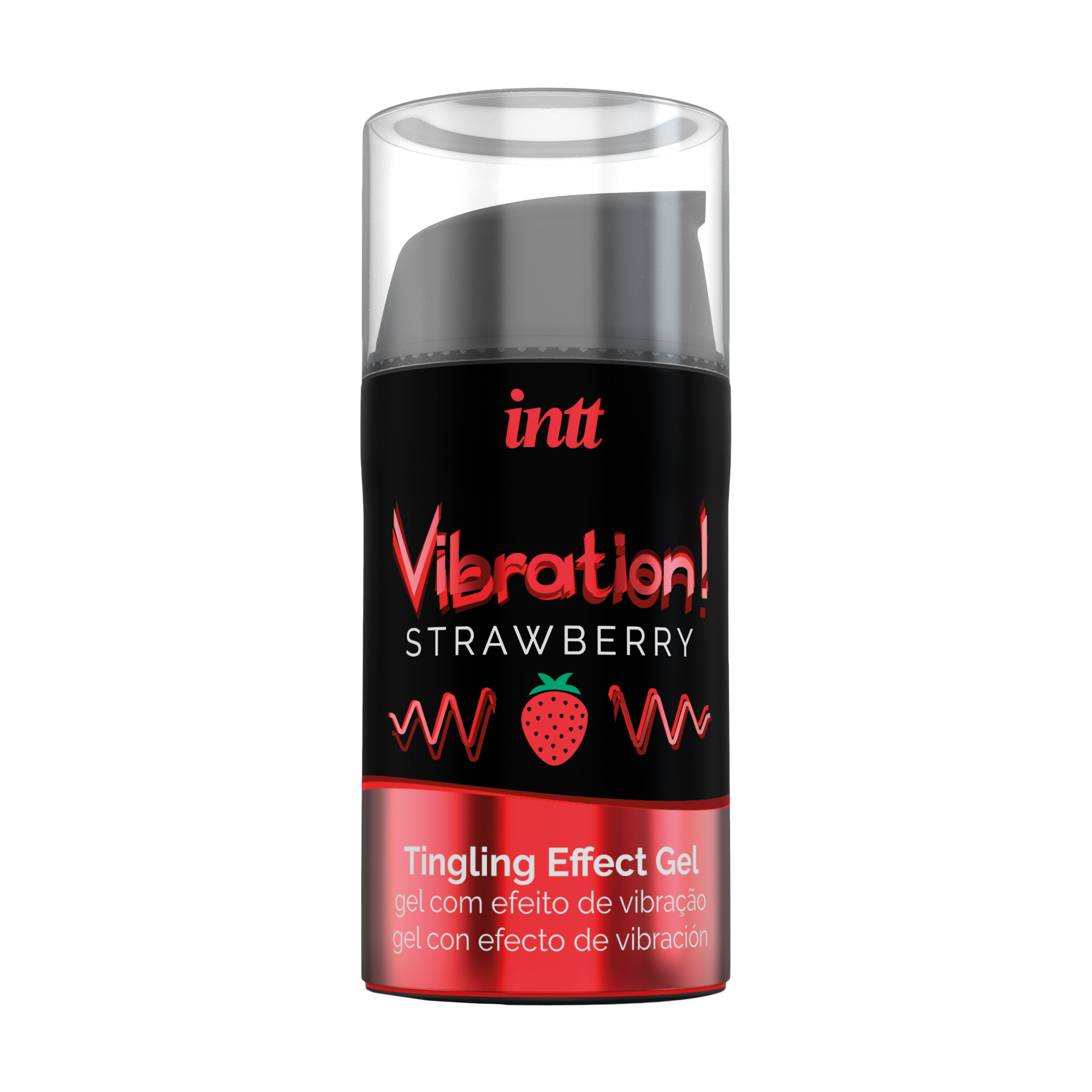 Рідкий вібратор intt Vibration Strawberry, 15 мл
